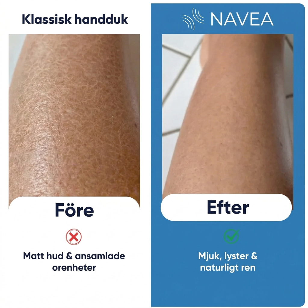 Exfolierande Antibakteriell Duschhandduk