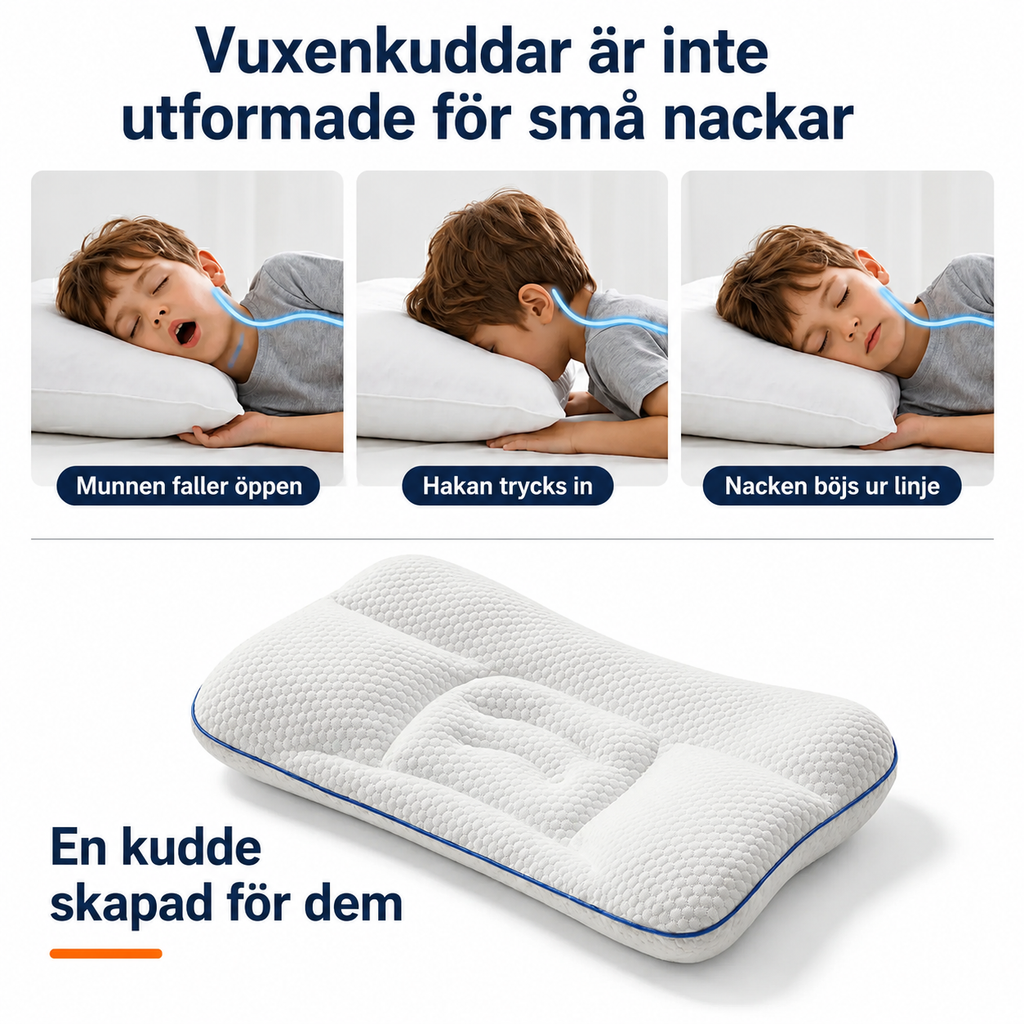 NAVEA Aria™ — Kudde för barns hållning & luftvägar