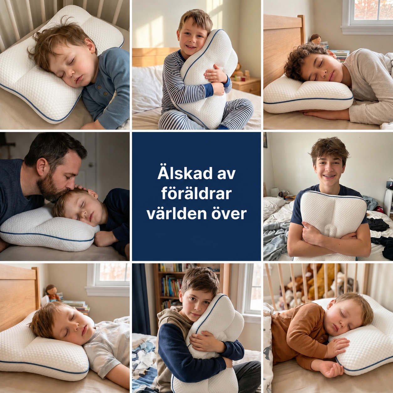 NAVEA Aria™ — Kudde för barns hållning & luftvägar