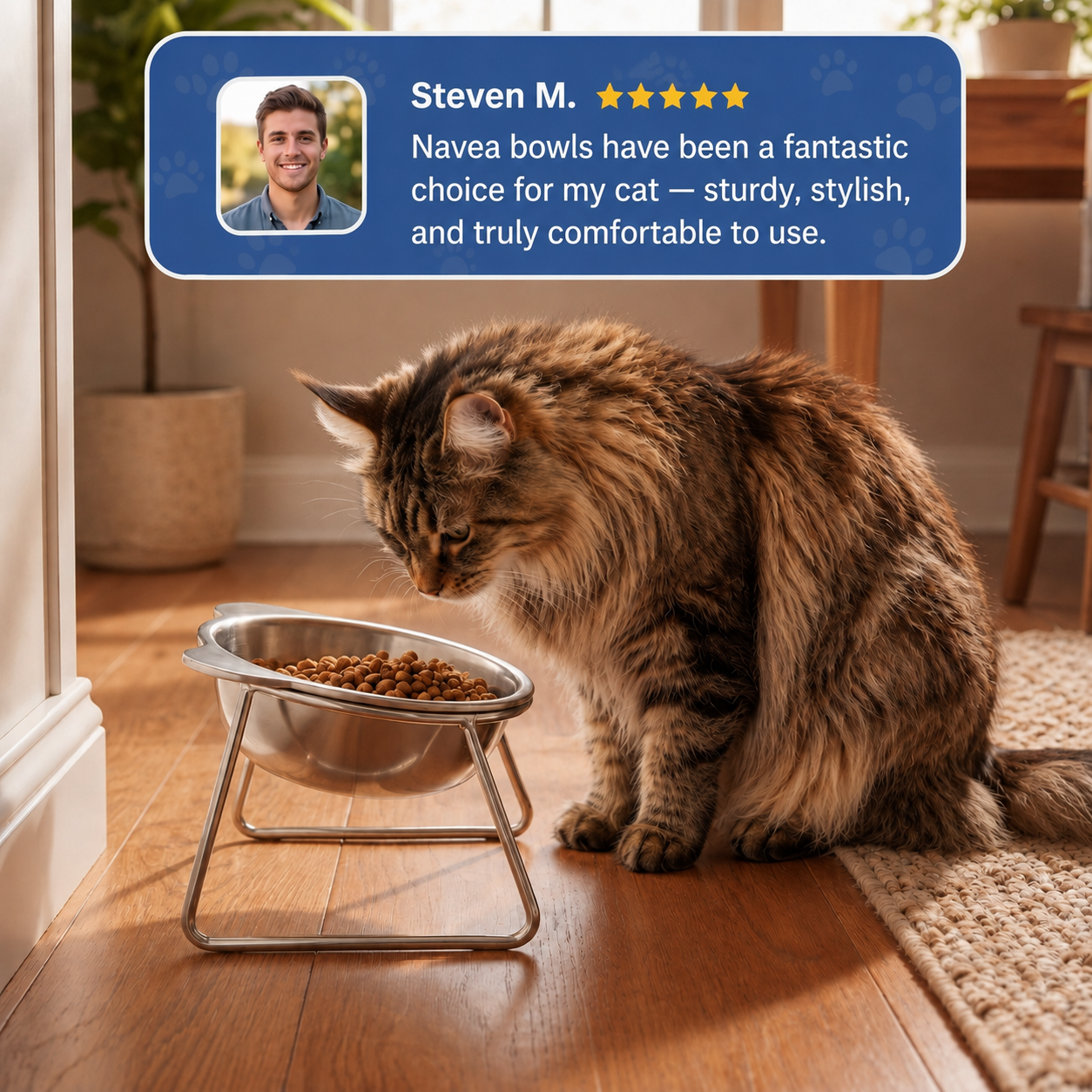 NAVEA™ Orthopedic Feeding Bowl for Cat