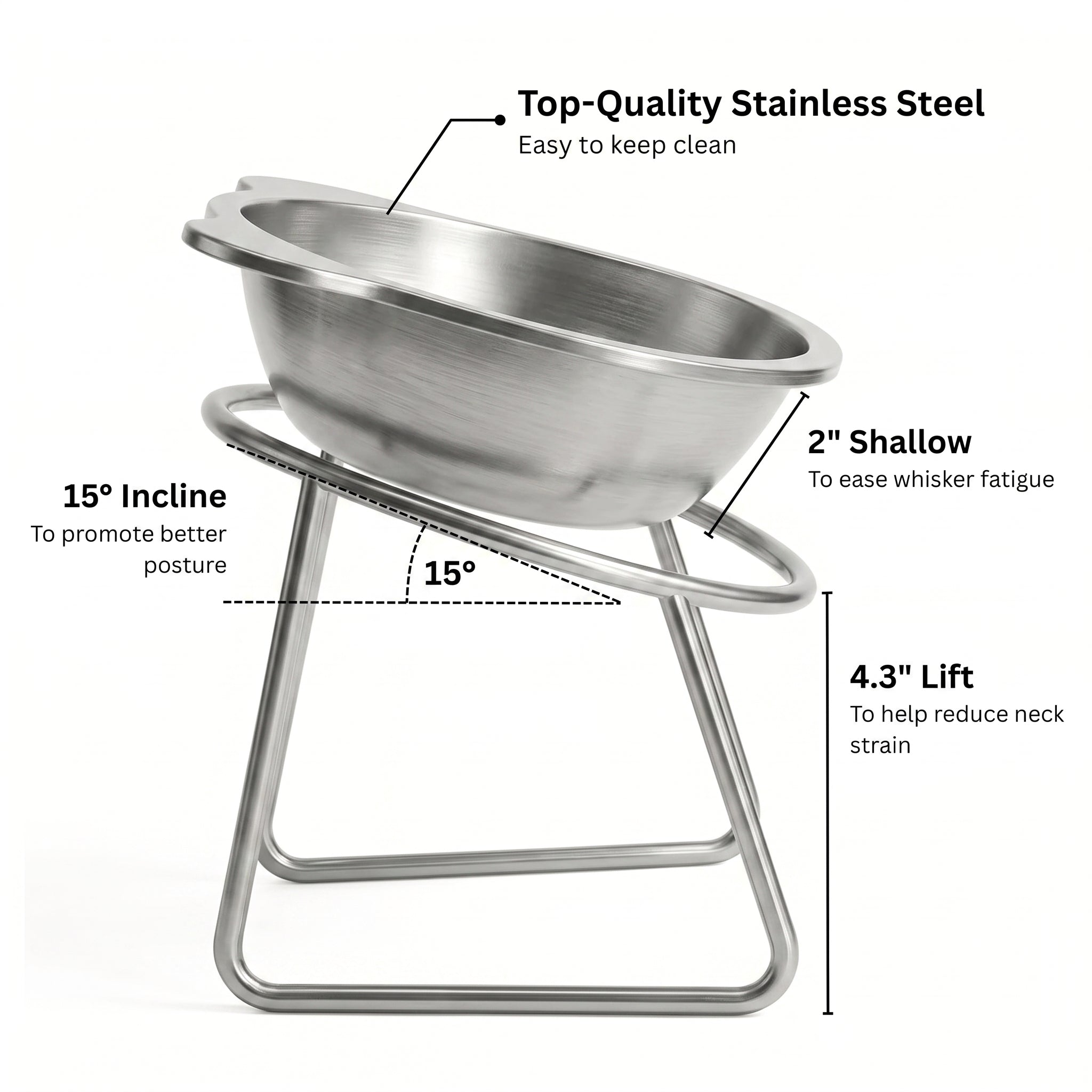 NAVEA™ Orthopedic Feeding Bowl for Cat