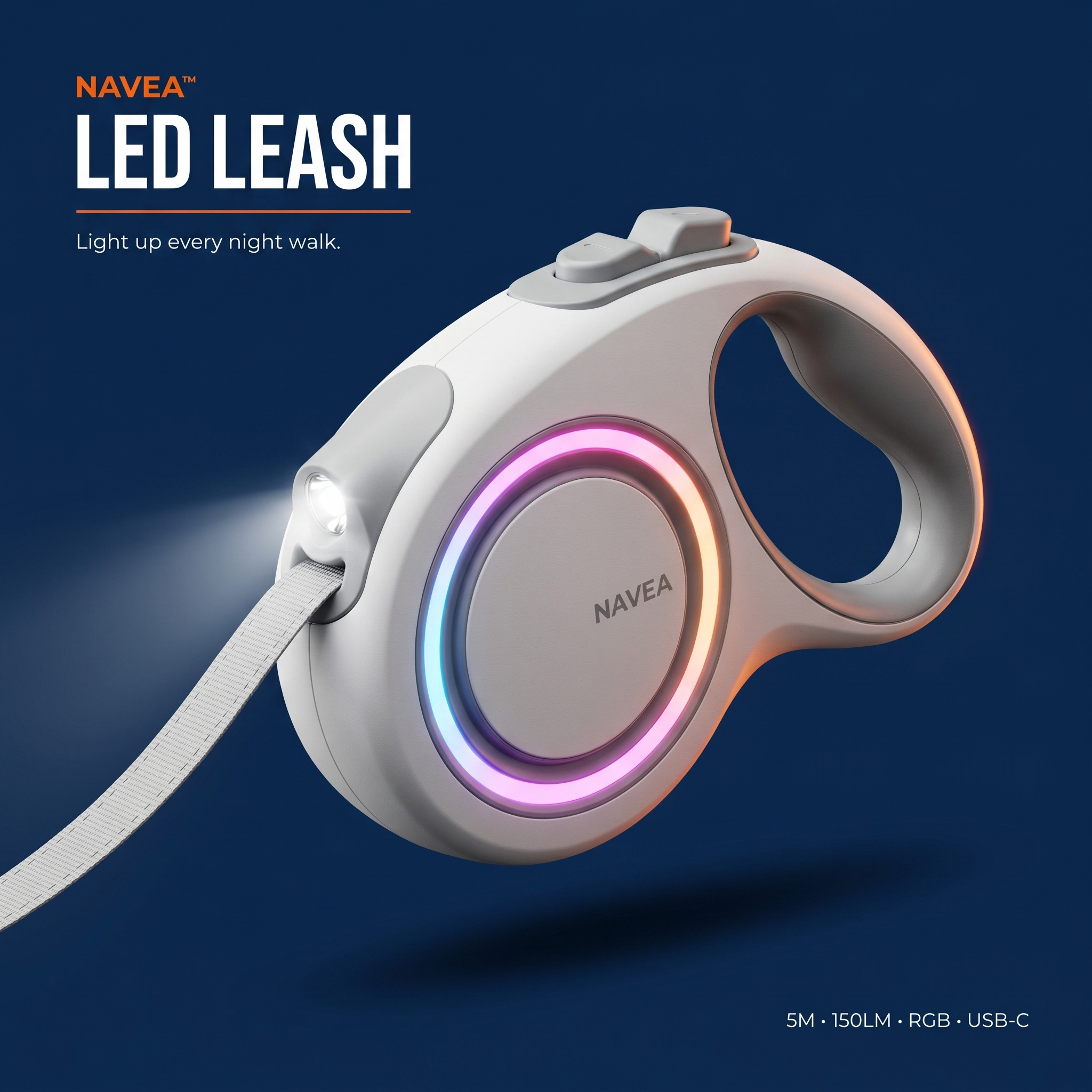 Navea™ -  Led leash