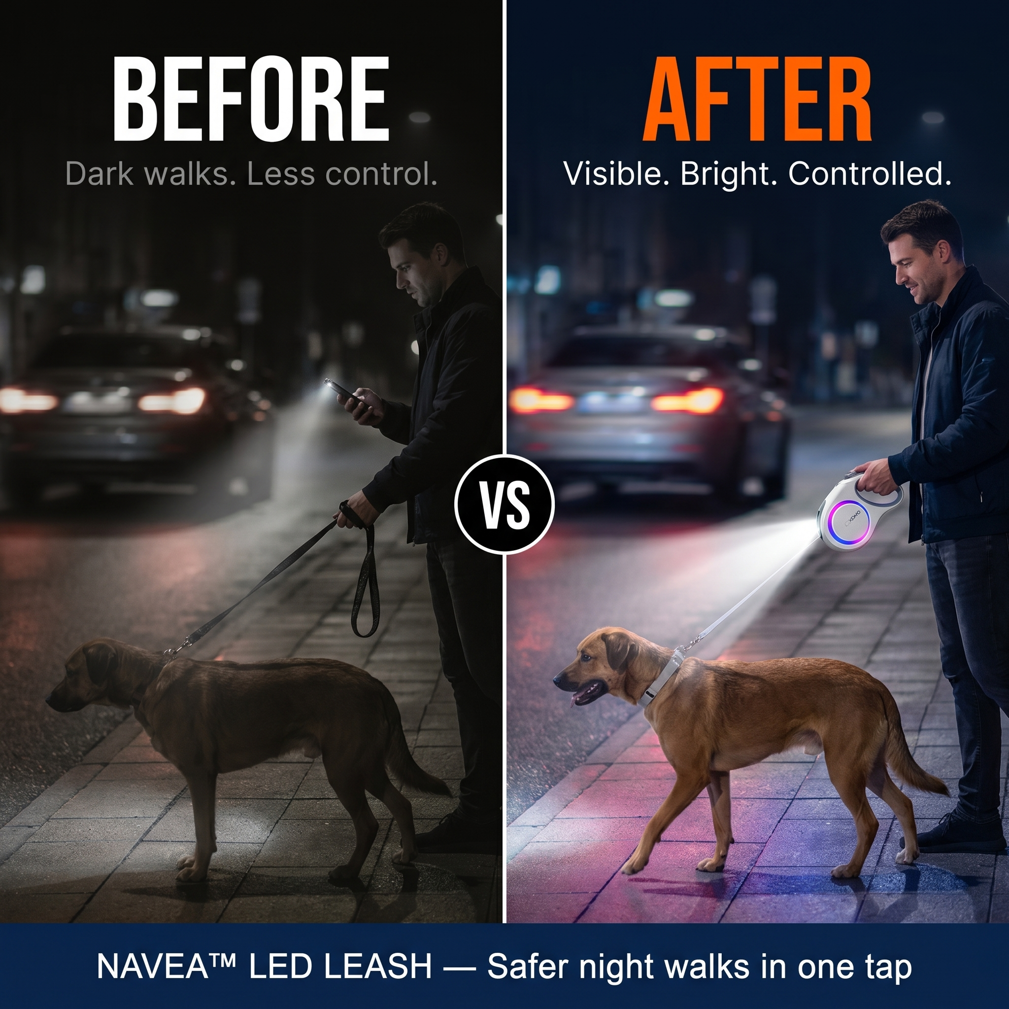Navea™ -  Led leash