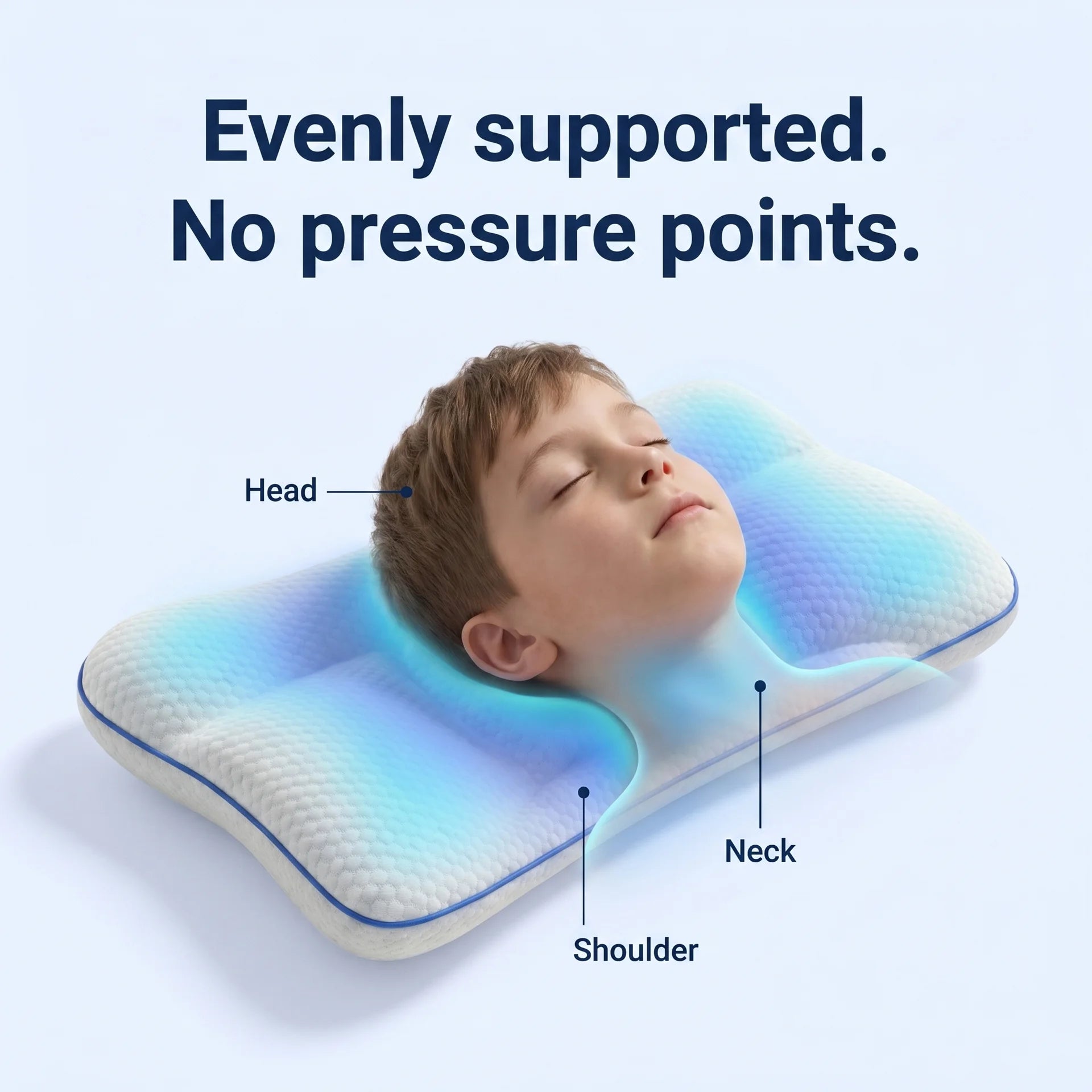 NAVEA Aria™ — Kids Posture & Airway Pillow