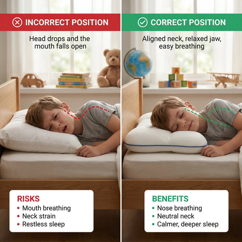 NAVEA Aria™ — Kids Posture & Airway Pillow