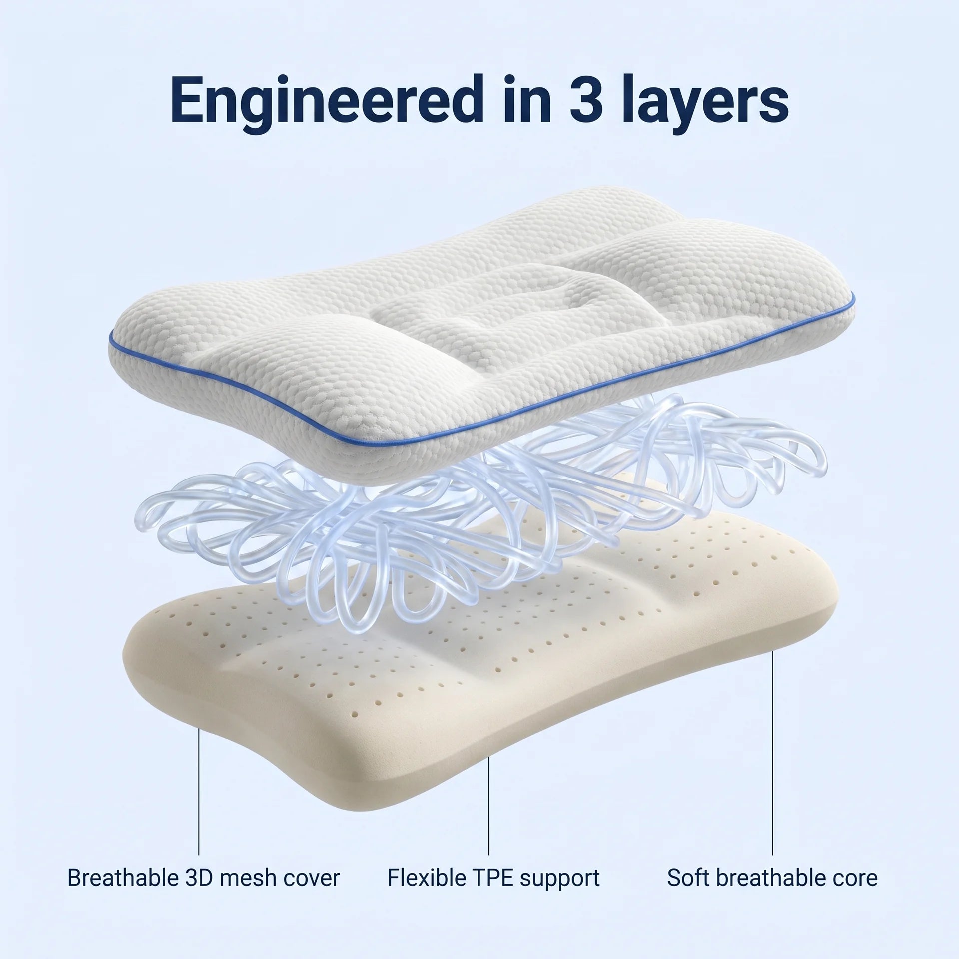 NAVEA Aria™ — Kids Posture & Airway Pillow