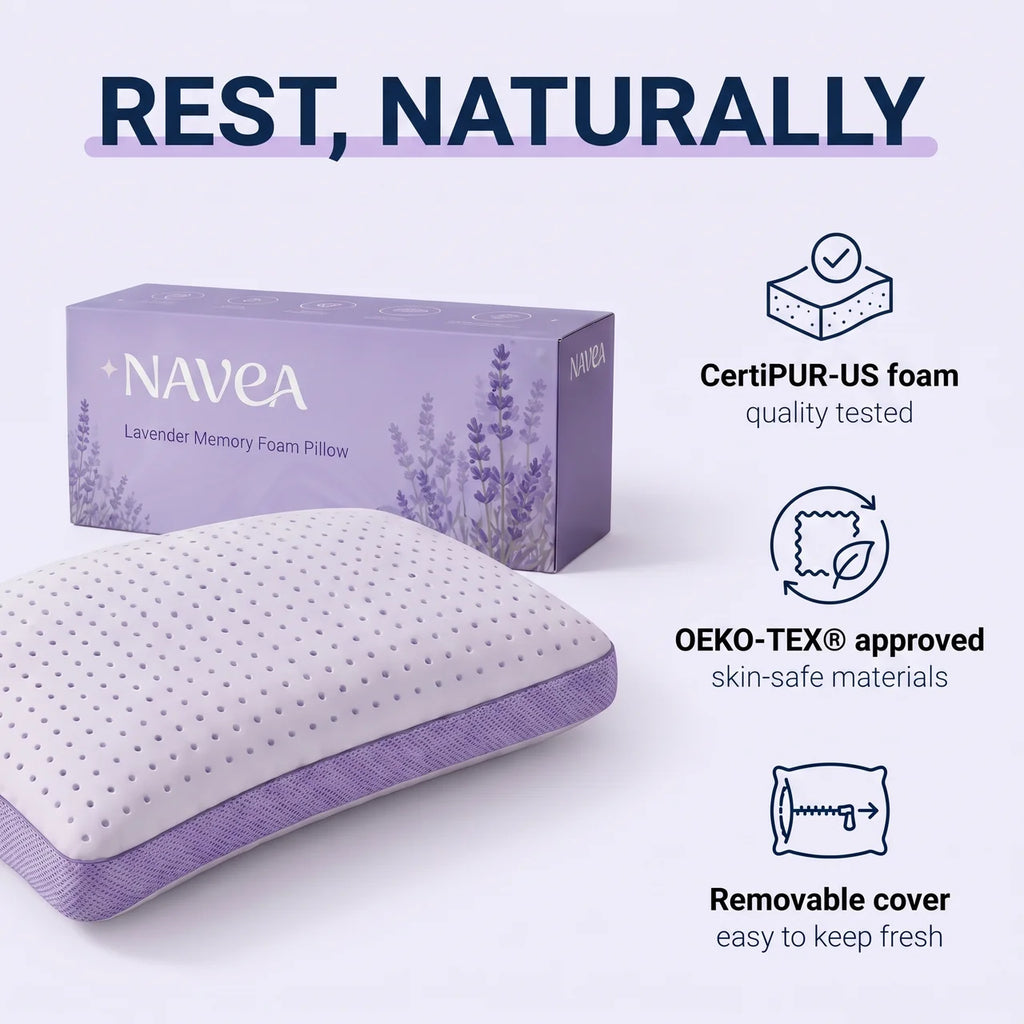 NAVEA Calma — Lavender Memory Foam