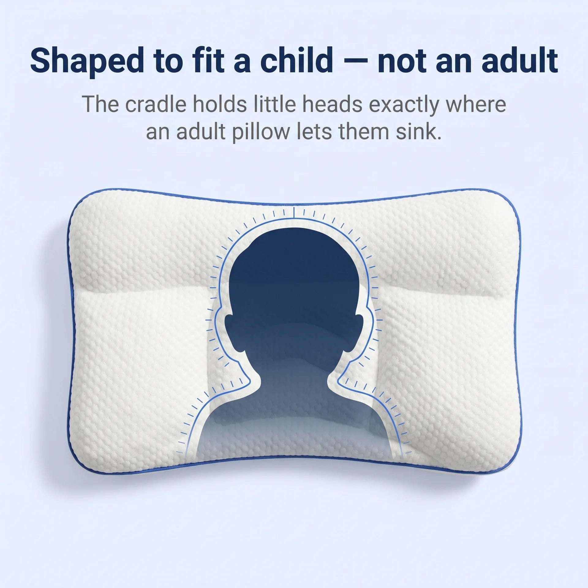 NAVEA Aria™ — Kids Posture & Airway Pillow