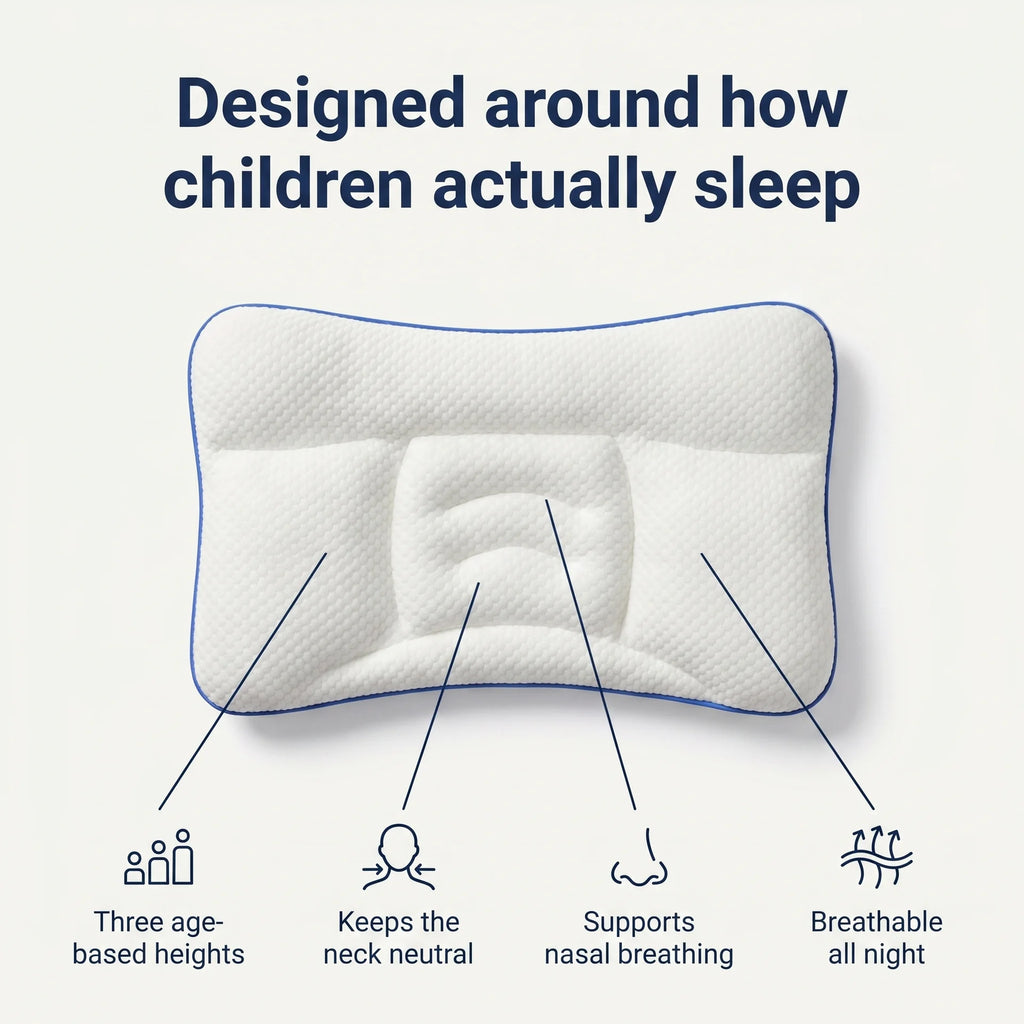 NAVEA Aria™ — Kids Posture & Airway Pillow