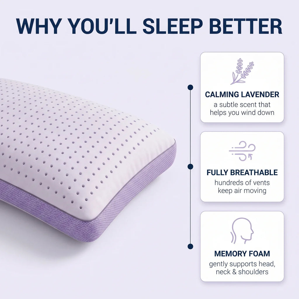NAVEA Calma — Lavender Memory Foam